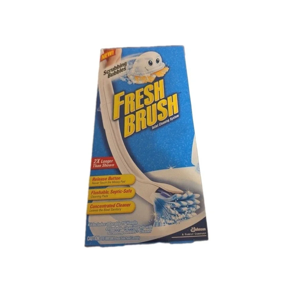 Scrubbing Bubbles Fresh Brush Starter Kit‎ Toilet Cleaning System 2004 Prop  NOS